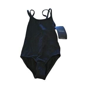 Lulli Dancewear Little Girls Sz 4 Dance Ballet Leotard Black NEW